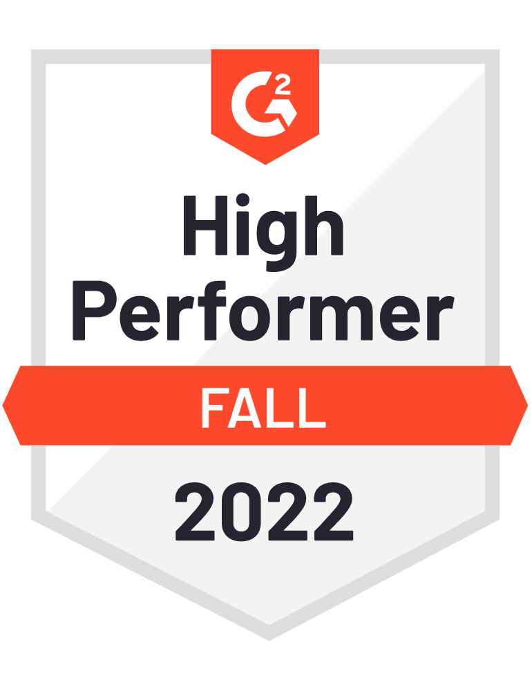 thankful.ai is G2 High Performer Fall 2022